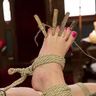 Aiden Starr in 'Lesbian Foot Torture'