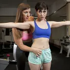 Audrey Noir in 'Going the Extra Mile: Strict Trainer Dominates Lesbian Gym Slut'