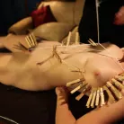 Bella Rossi in 'Clothespin Zippers: with Flaming June and Bella Rossi'