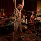 Bobbi Starr in '40 women gangbang slaveboy for Bobbi Starr's birthday LIVE and PUBLIC!'