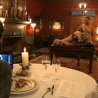 Cherry Torn in 'The Upper Floor Slaves Serve Lunch.'