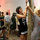 Courtney Taylor in 'Fuckable Art! Big titted blonde fucked in a crowded gallery'