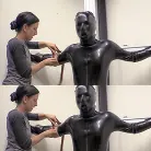 Goblintower in 'Rubber Catsuit, Metal Bondage'