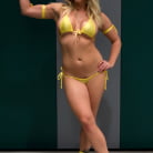 Holly Heart in 'Blond Fitness model and gorgeous brunette battle it out on the mat. Loser gets fucked, must lick pussy'