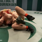 Holly Heart in 'Blond Fitness model and gorgeous brunette battle it out on the mat. Loser gets fucked, must lick pussy'