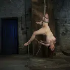 Iona Grace in '19 yr Old with Huge Tits Suffers in a Catigory5 Suspension, Cums while Upside Down and Helpless'