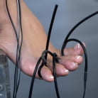 Kristina Rose in 'Little Slut Eats Squirt while having her Feet Shocked'