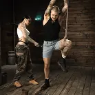 Leigh Raven in 'Breaking in the New Boy: Leigh Raven and Uncut James'