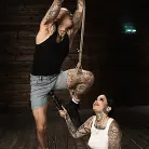 Leigh Raven in 'Breaking in the New Boy: Leigh Raven and Uncut James'