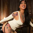 Lily Lane in 'Lick My Latex: Mischievous Lily Lane Devours Fetish Sub Tony Orlando'