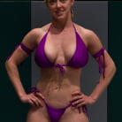 Mahina Zaltana in 'Rookie has her ass kicked, pussy fingered on the mat, humiliating defeat. Fucked like a common whore'