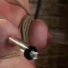 Marie McCray in 'Sexy red head with HUGE lactating nipples severely bound in a reverse prayer Made to cum!'