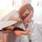 Melody Jordan in 'Lesbian Foot Lab: Maitresse Madeline Submits To Feet!'