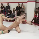 Mia Li in 'December tag Team Erotic Wrestling Match up'