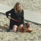 Mona Wales in 'Busty Brunette Extremely Afraid of Electricity Gets Shocked Outdoors'