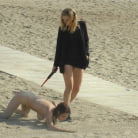 Mona Wales in 'Busty Brunette Extremely Afraid of Electricity Gets Shocked Outdoors'