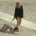 Mona Wales in 'Busty Brunette Extremely Afraid of Electricity Gets Shocked Outdoors'