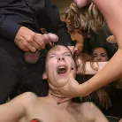 Mona Wales in 'Busty Brunette Extremely Afraid of Electricity Gets Shocked Outdoors'