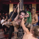 Mona Wales in 'Two Slutty Whores Disgraced in Spanish Extreme Public Orgy!'