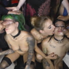 Mona Wales in 'Two Slutty Whores Disgraced in Spanish Extreme Public Orgy!'