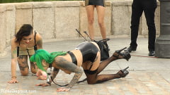 Mona Wales - Two Slutty Whores Disgraced in Spanish Extreme Public Orgy! | Picture (26)