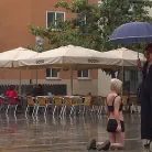 Nora Barcelona in 'Eager Bitch Spanked And Flogged In The Rain! - Part 1'