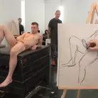 Penny Pax in 'Slutty redhead shocks art students by taking giant cock in all holes'