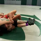 Rain DeGrey in '1st vs 3rd: 2 skilled competitors beat the living shit out of each other! Brutal sex wrestling!'