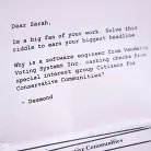 Sarah Jessie in 'The Fixer'