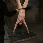 Seda in 'Girl next door put upside down, severely flogged and made to cum On screen tying and real BDSM play'