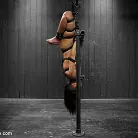 Skin Diamond in 'Skin Diamond gets roughed up by Jack Hammer in their first scene together'