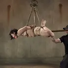 Yhivi in 'First Shoot Ever-19 yr old Learning bondage the hard way'