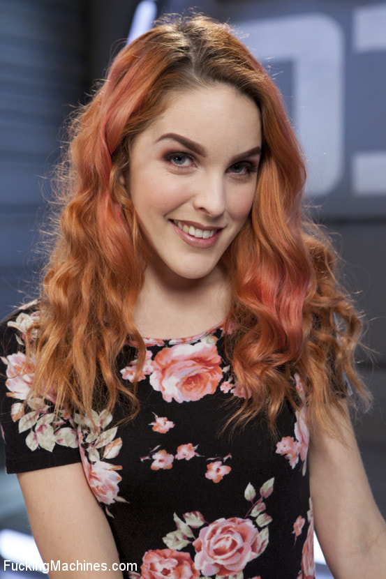 Spanish Red Head Machined Fucked Into Uncontrollable Orgasms!!