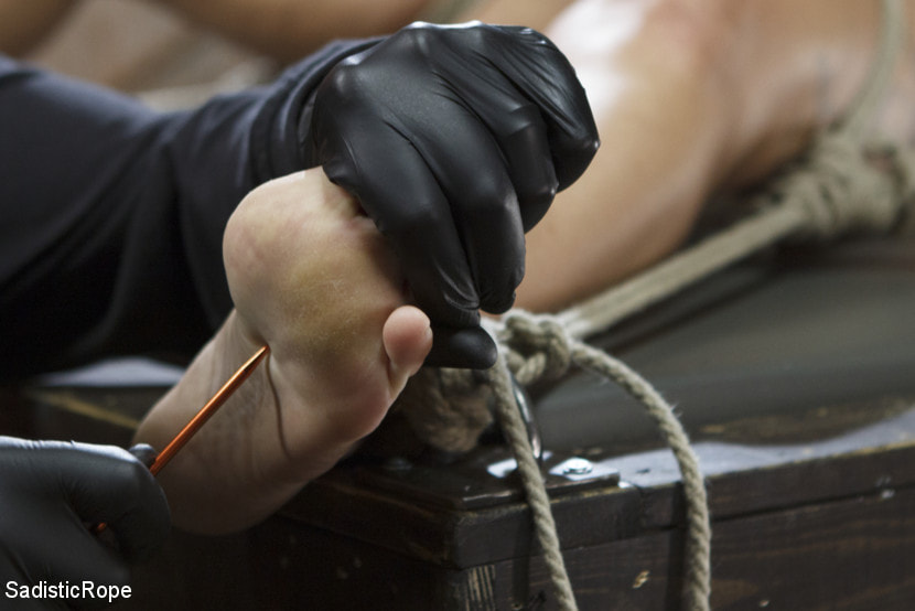 Helpless Whore Devastated by Extreme Bondage