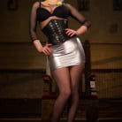 Cherry Torn in 'Bound, Berated and Beaten Beet Red'