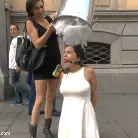 Chiara Diletto in 'Sexy Spanish Slut Chiara fully exposed on the streets of Madrid'