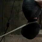 Chloe Camilla in 'Cute little blond girl is mummified, vibrator stuck on her clit. Hung upside down to cum and cum.'