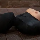 Chloe Camilla in 'Cute little blond girl is mummified, vibrator stuck on her clit. Hung upside down to cum and cum.'