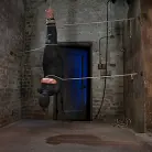 Chloe Camilla in 'Cute little blond girl is mummified, vibrator stuck on her clit. Hung upside down to cum and cum.'