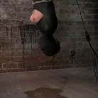 Chloe Camilla in 'Cute little blond girl is mummified, vibrator stuck on her clit. Hung upside down to cum and cum.'