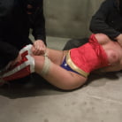 Christina Carter in 'OPERATION AMERICANA A hogtied Super Hero Feature. America's greatest hero, cumming like a whore'