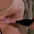 Claire Adams in 'Bella Rossi's huge natural tits get tied and wired!!!'