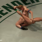 Darling in '2 big titted blonds battle in non-scripted wrestling. Submission holds, face sitting, finger fucking'