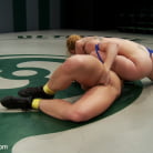 Darling in '2 hot blond fitness models battle in a hardcore, sexual, non-scripted, submission wrestling match!'