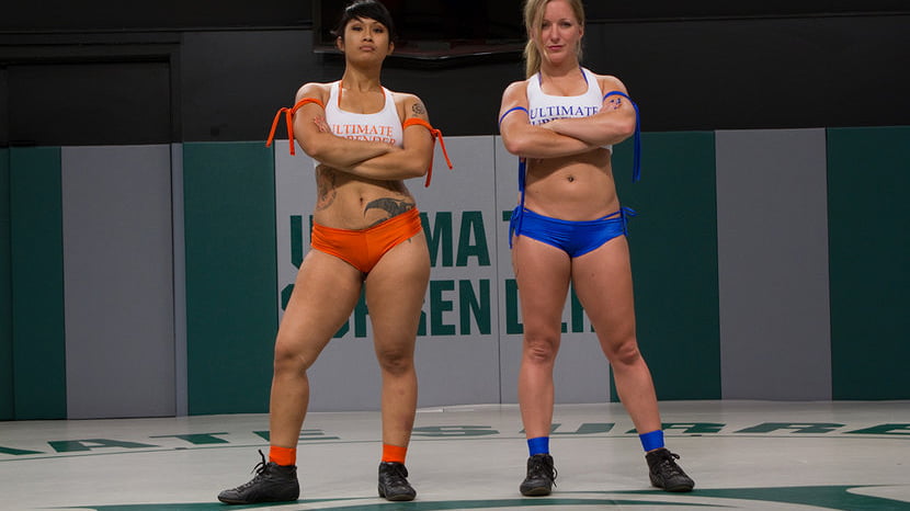 Dragon Destroyed on the Mat!Made to CUM During Wrestling! She is in tears trying not to cu