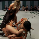 DragonLily in 'Tara takes on three as Isis Love steps in and brings a brutal fisting to Tara's shaved pussy!'