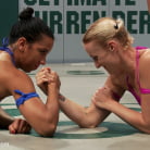 Dylan Ryan in 'Two Ridiculously hot Amazons Wage a Sex War on our Mats'