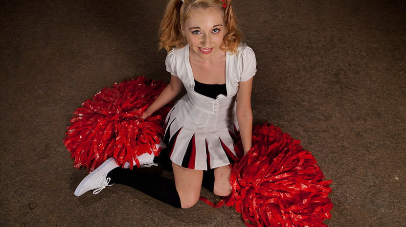 Pom Pom Girl gets Gang Banged by Basketball Coach and Team