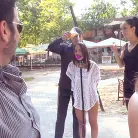 Fetish Liza in 'Slut with No Manners Gets the Cops Called While Sucking Dicks Outside'