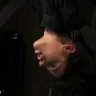 Gia DiMarco in 'Bound in a straightjacket, inverted suspended Fucked by a machine, made to suck cock and zippered.'